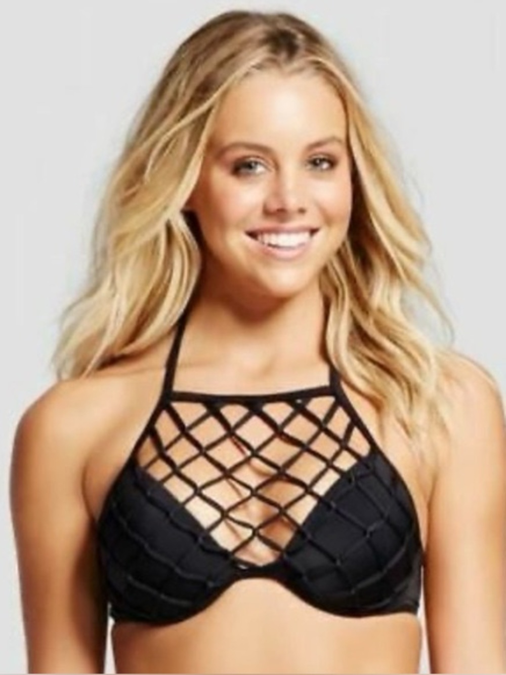 Shade & Shore Mesh Push-up Bikini Top